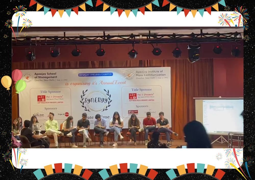 Synergy 2023 A2P Realtech Shines as Title Sponsor at Apeejay Dwarka Spectacular Annual Fest