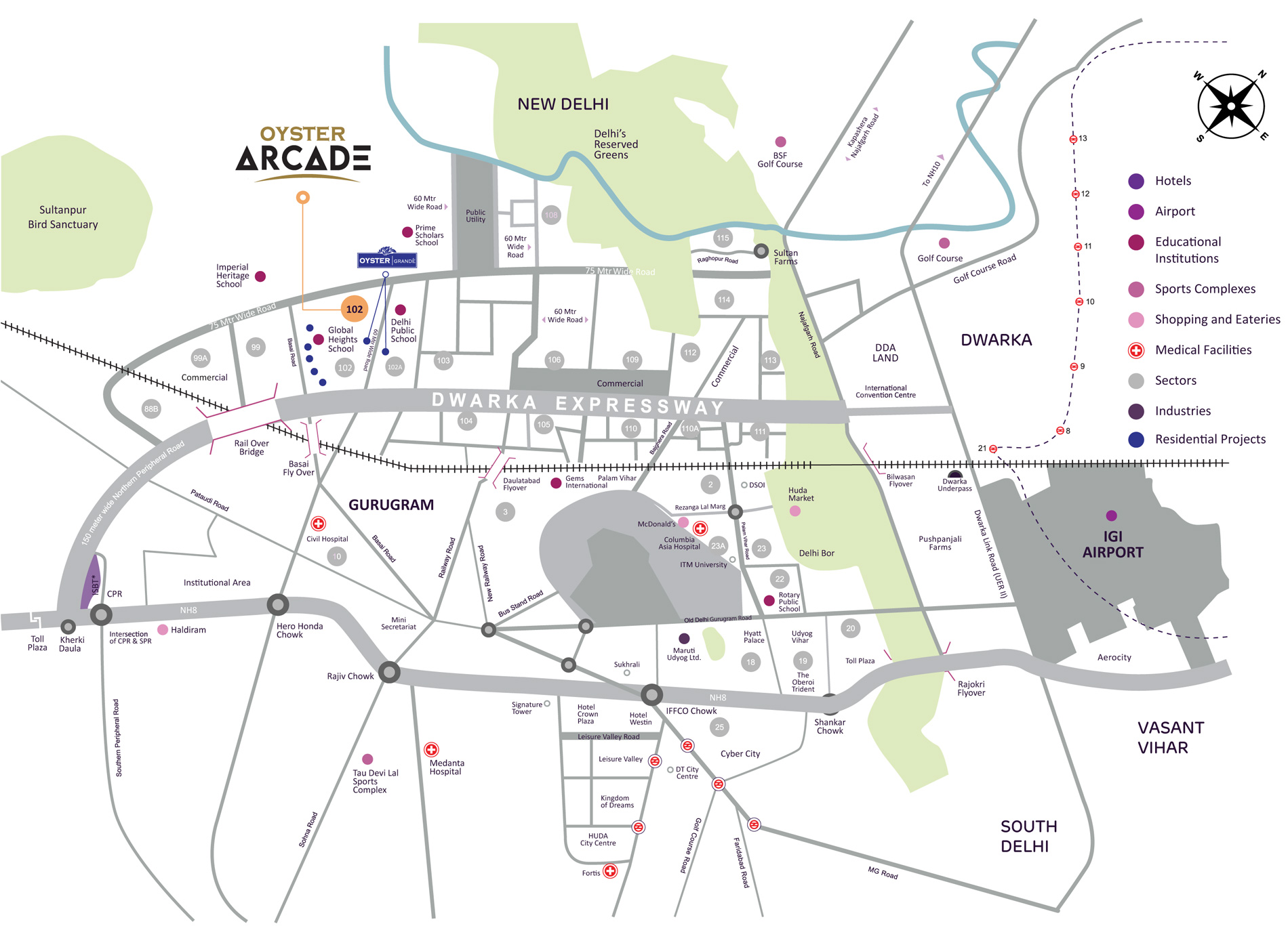  Adani Oyster Arcade Sector 102 Gurgaon