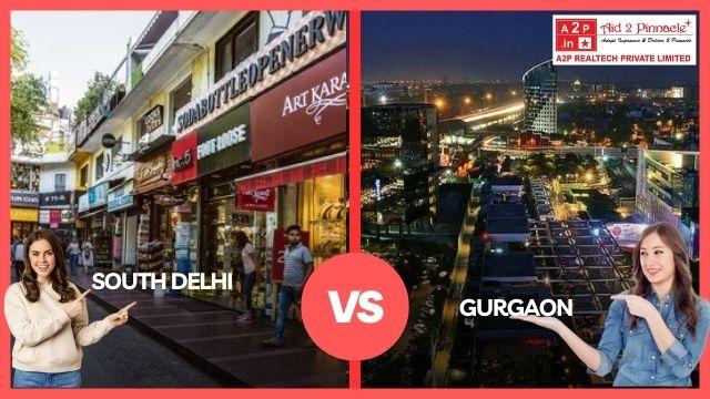 Is Gurgaon better than South Delhi for luxury homes