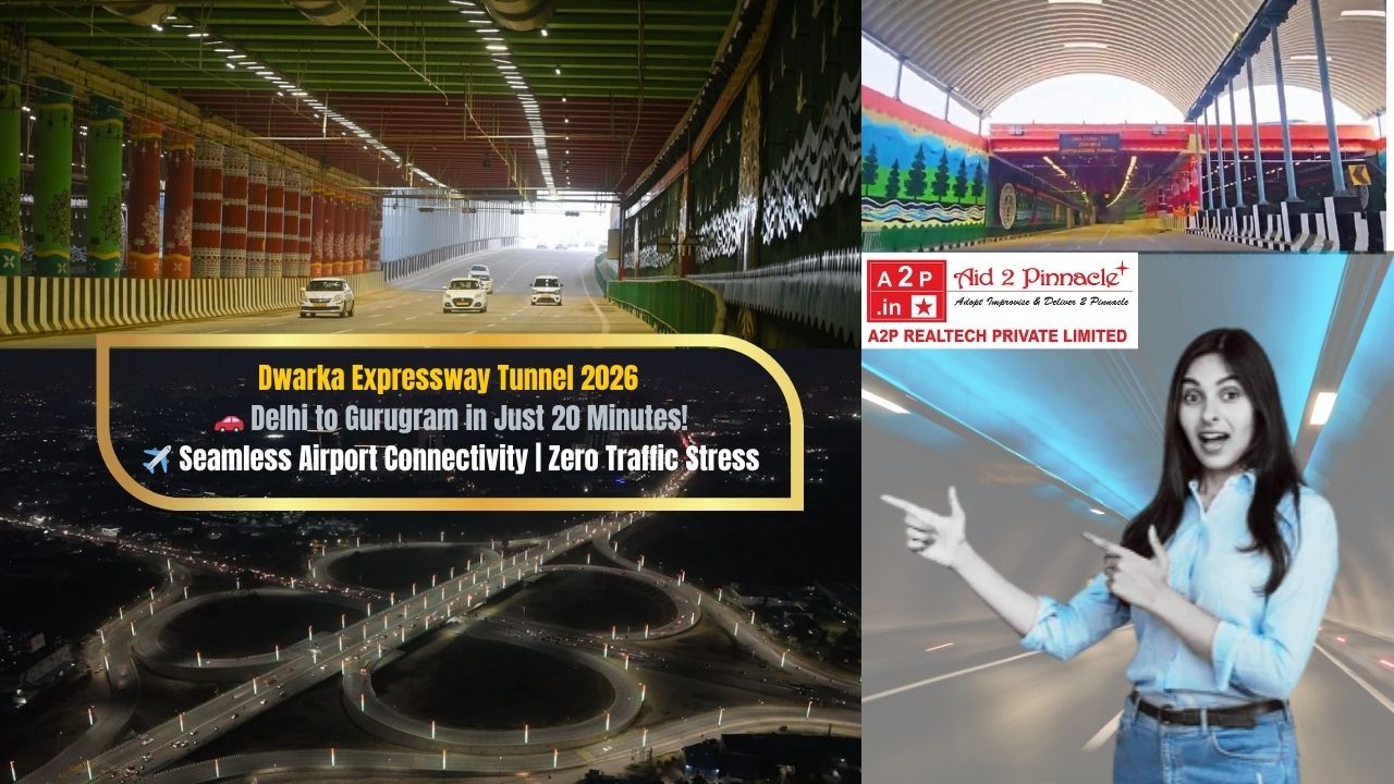 Dwarka Expressway Tunnel update route benefits