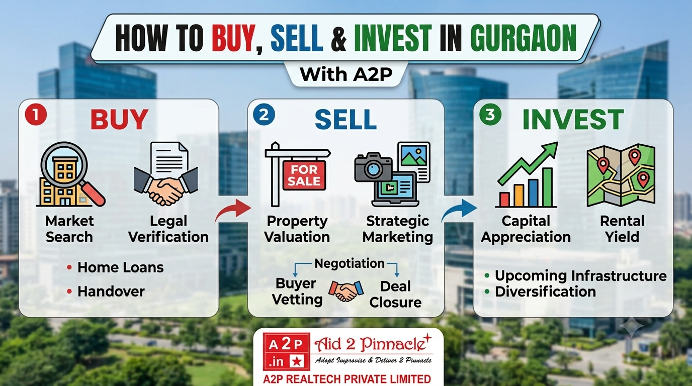 How to Buy Sell and Invest in Gurgaon