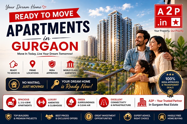 Ready to Move Apartments in Gurgaon