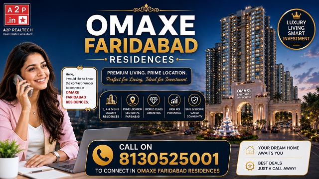 Omaxe Residences Faridabad Contact Number