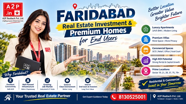 Faridabad Real Estate Investment & Premium Homes for End Users