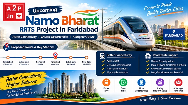Upcoming Namo Bharat RRTS Project in Faridabad