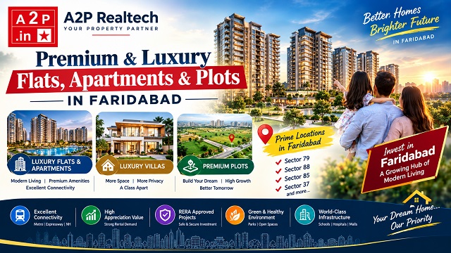 Luxury Flats, Apartments & Residential Plots in Faridabad 