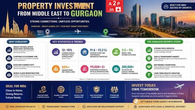 Property Investment from Middle East to Gurgaon | NRI Guide