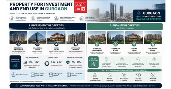 Property for Investment & End Use in Gurgaon