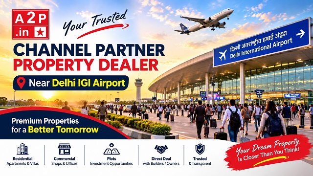 Best Channel Partner Property Dealer Near Delhi IGI Airport