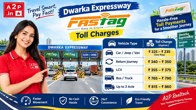 Dwarka Expressway FASTag Toll Charges