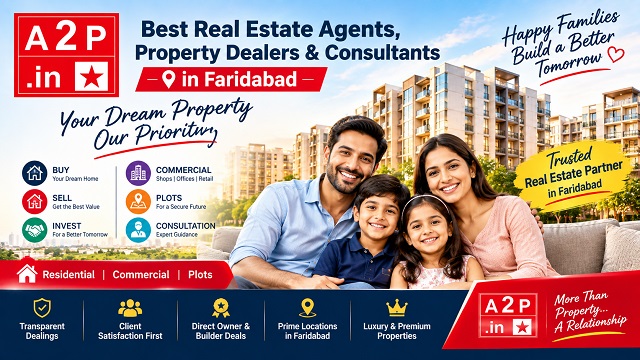 Best Real Estate Agents Property Dealers Consultants in Faridabad
