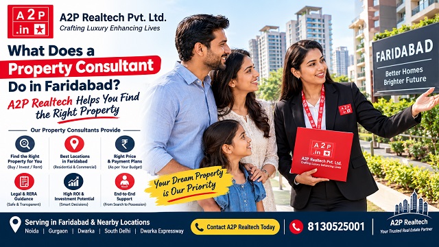 What Does a Property Consultant Do in Faridabad