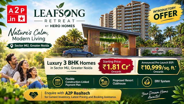 Leafsong Retreat Greater Noida by Hero Homes | 3 BHK